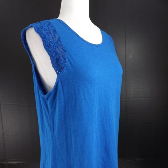 Lauren Ralph Lauren Tops - LAUREN Ralph Lauren Blue Modal Sleeveless Top L